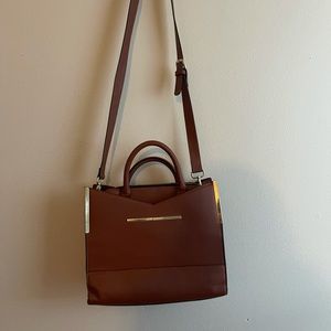 Brown with gold accents Steve Madden handbag